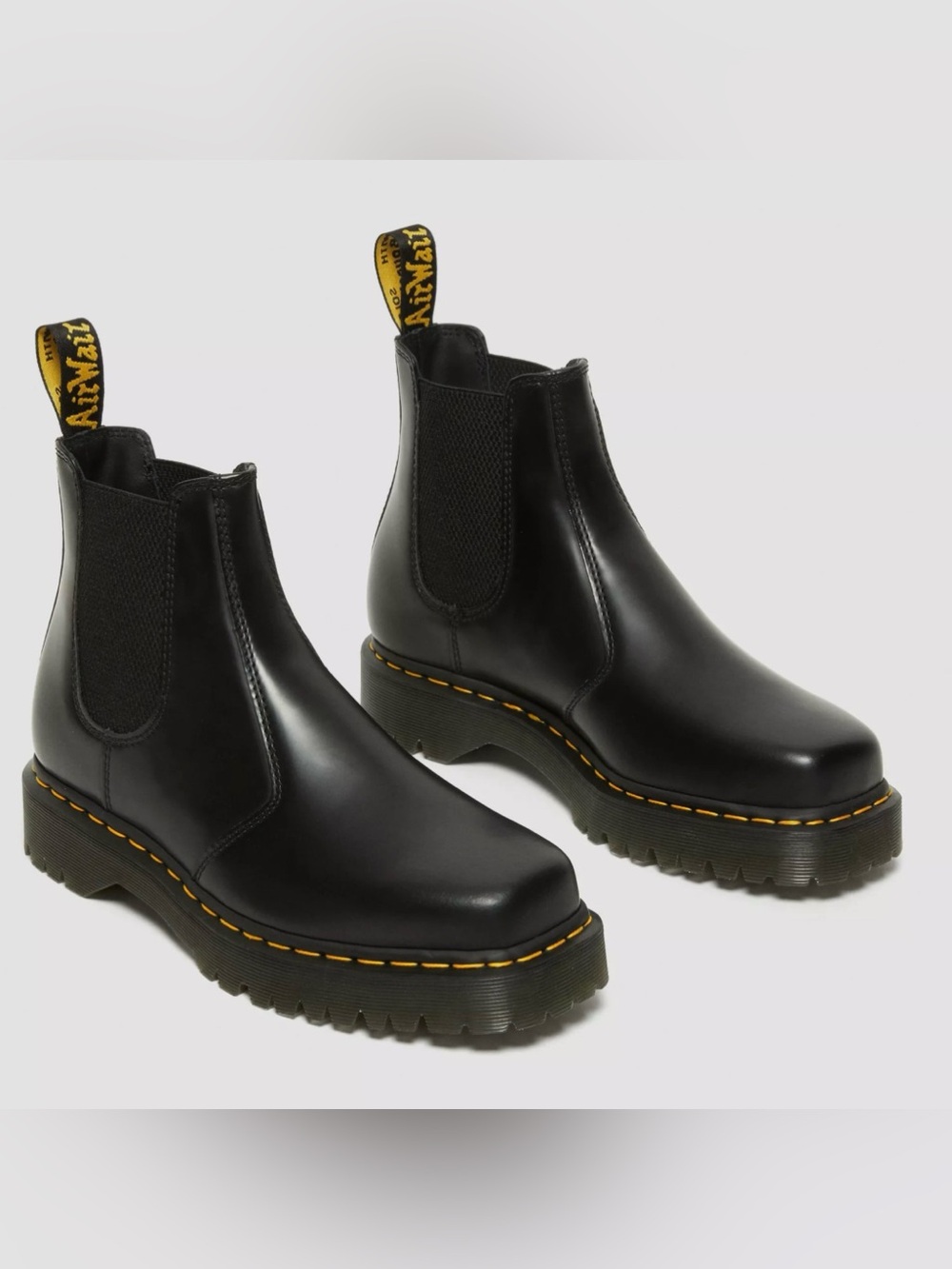 Dr. Martens 2976 BEX SQUARED TOE LEATHER CHELSEA BOOTS